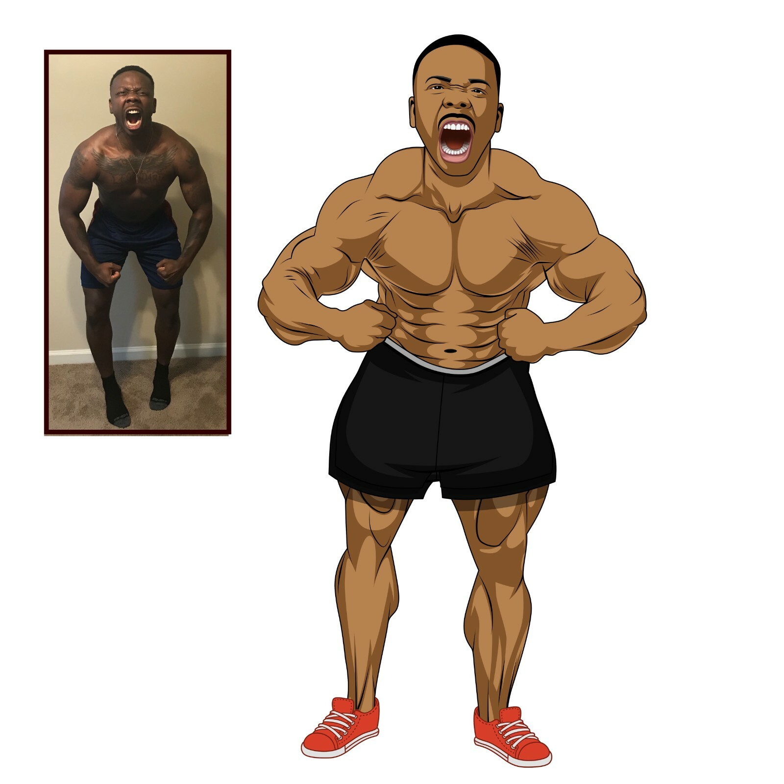 I will draw a custom cartoon portrait, cartoon caricature, avatar or logo for yo