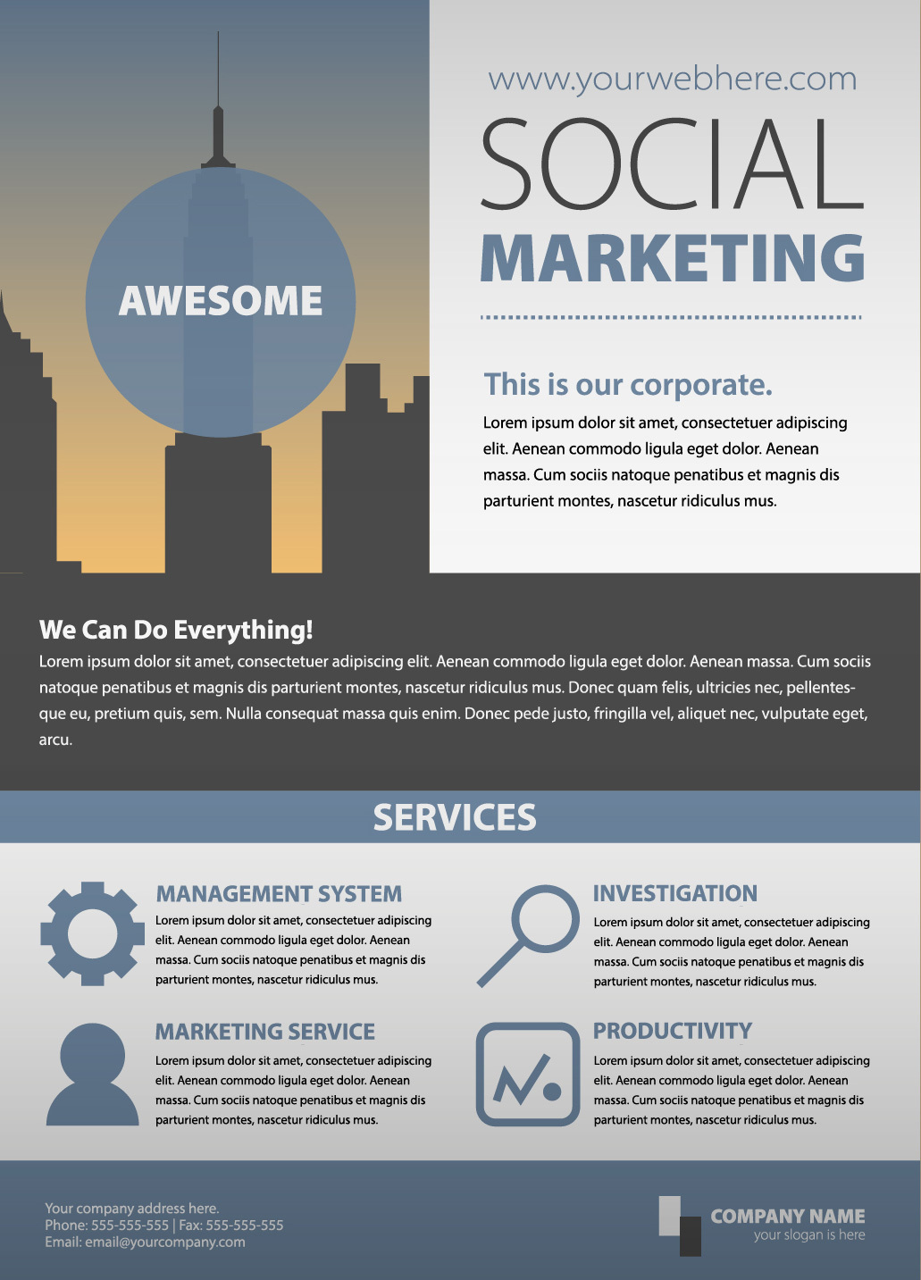 Custom Professional Flyer Design