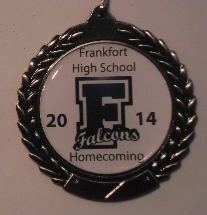 CUSTOM SCHOOL LOGO MEDAL LARGE MEDALLION TEAM AWARD FREE ENGRAVING FREE SHIPPING