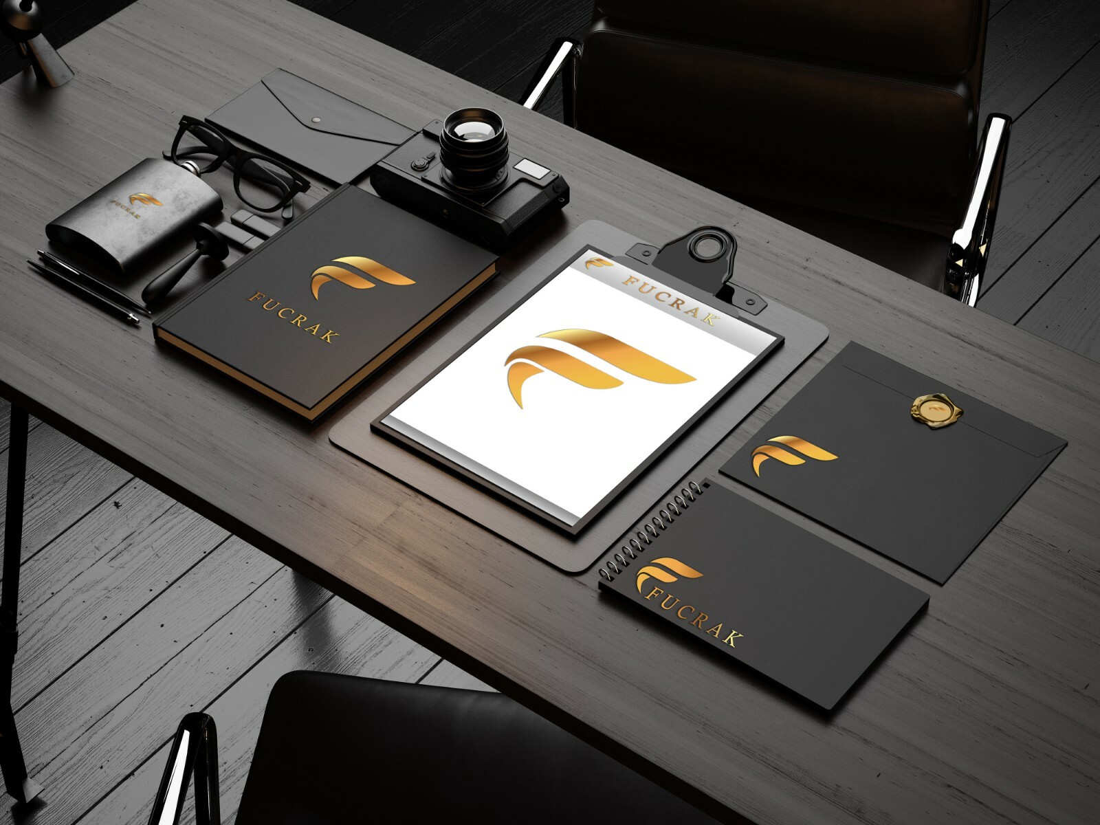 Modern minimalist signature monogram professional logo design and business card