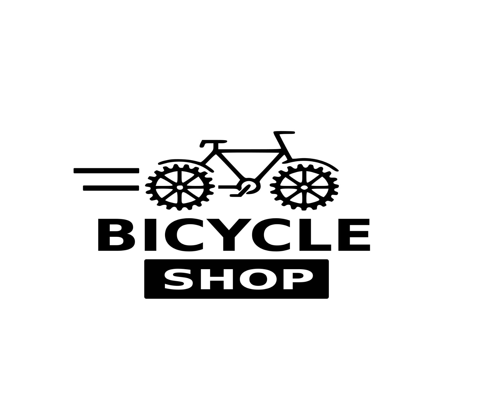 Premade Custom Business Logo Template Design for a Bike Store Bicycle Shop