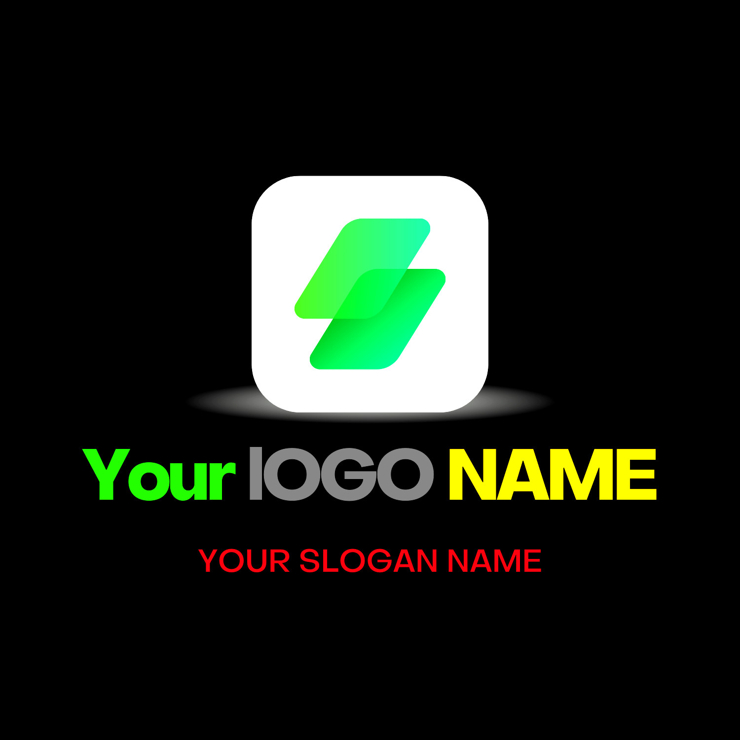 custom logo 3D LOGO redesigner minimalist unlimited professional logo design