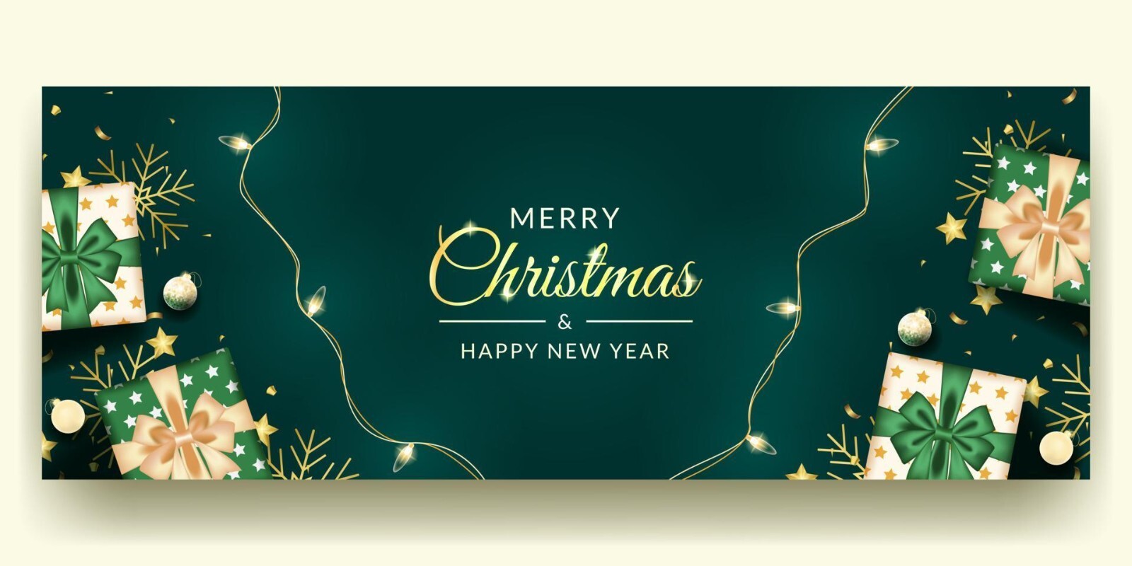 Christmas Banner Design + Source File + Unlimited Changes