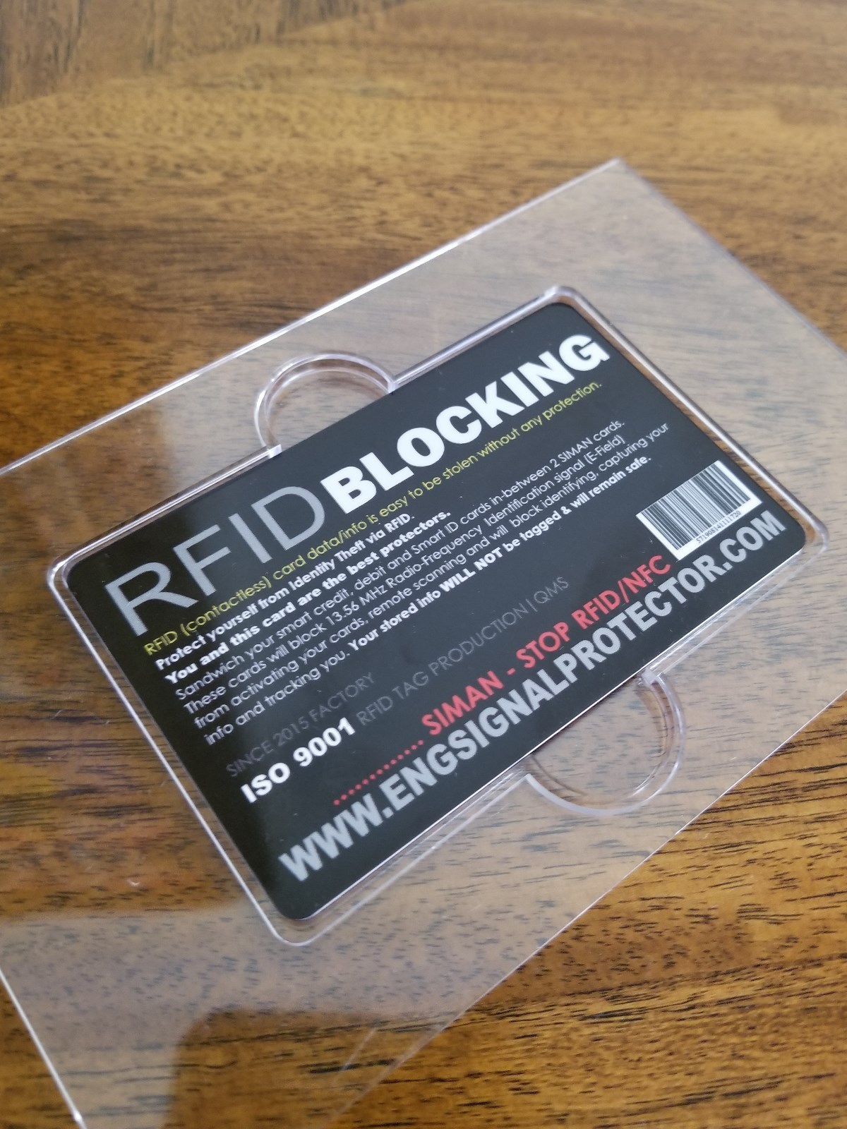 2X RFID SIGNAL BLOCKING & CREDIT CARD PROTECTOR | USA PRODUCER