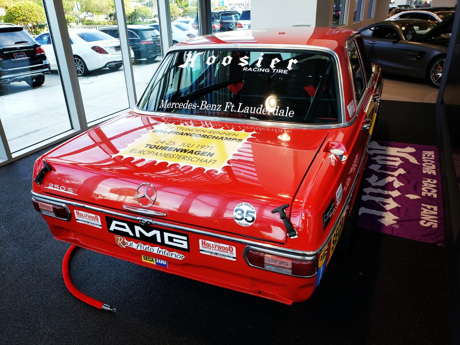 No.35 COMPLETE SET, INSPIRED BY 1969 MB 300SEL AMG @ SPA1971 (decals only)