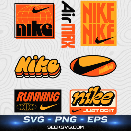 Nike Logo & Slogan Bundle – Bold SVG Pack with Air Max, Running, Just Do It & Gl