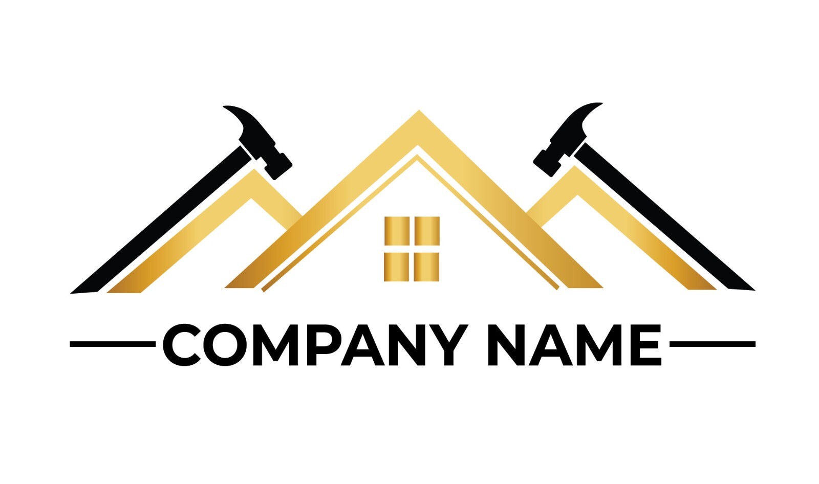 Logo Design For Real Estate,Construction, Renovation Template, Vector Logo