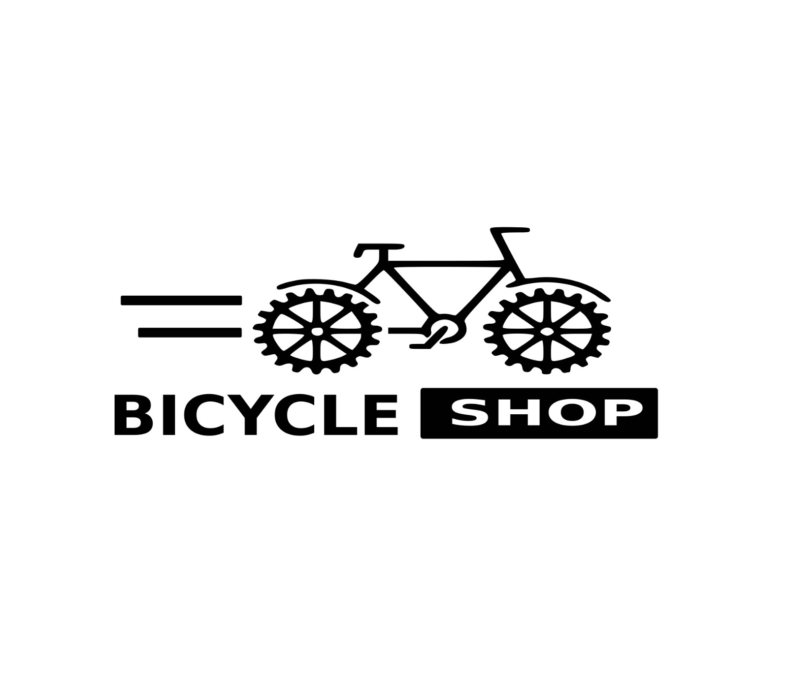 Premade Custom Business Logo Template Design for a Bike Store Bicycle Shop