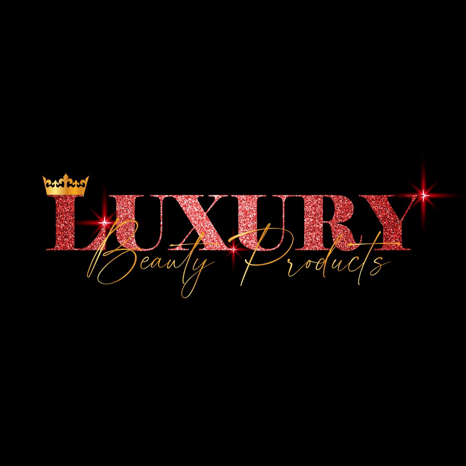 Luxury Glitter Custom Logo Design Unlimited Revisions Source Files