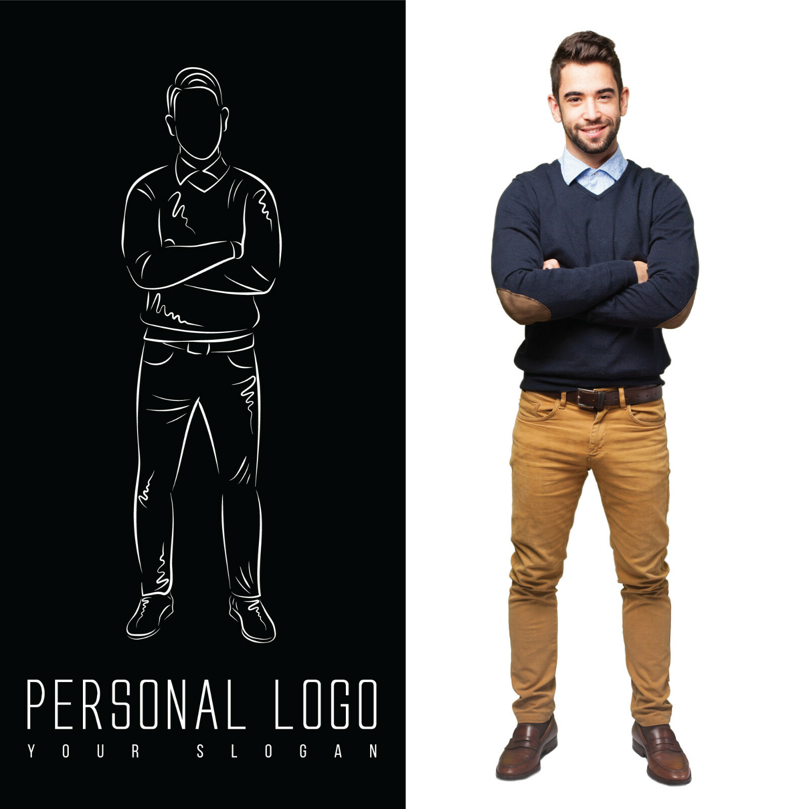 Personalized, Minimal Line Art Logo Design – SOURCE FILE – UNLIMITED REVISIONs