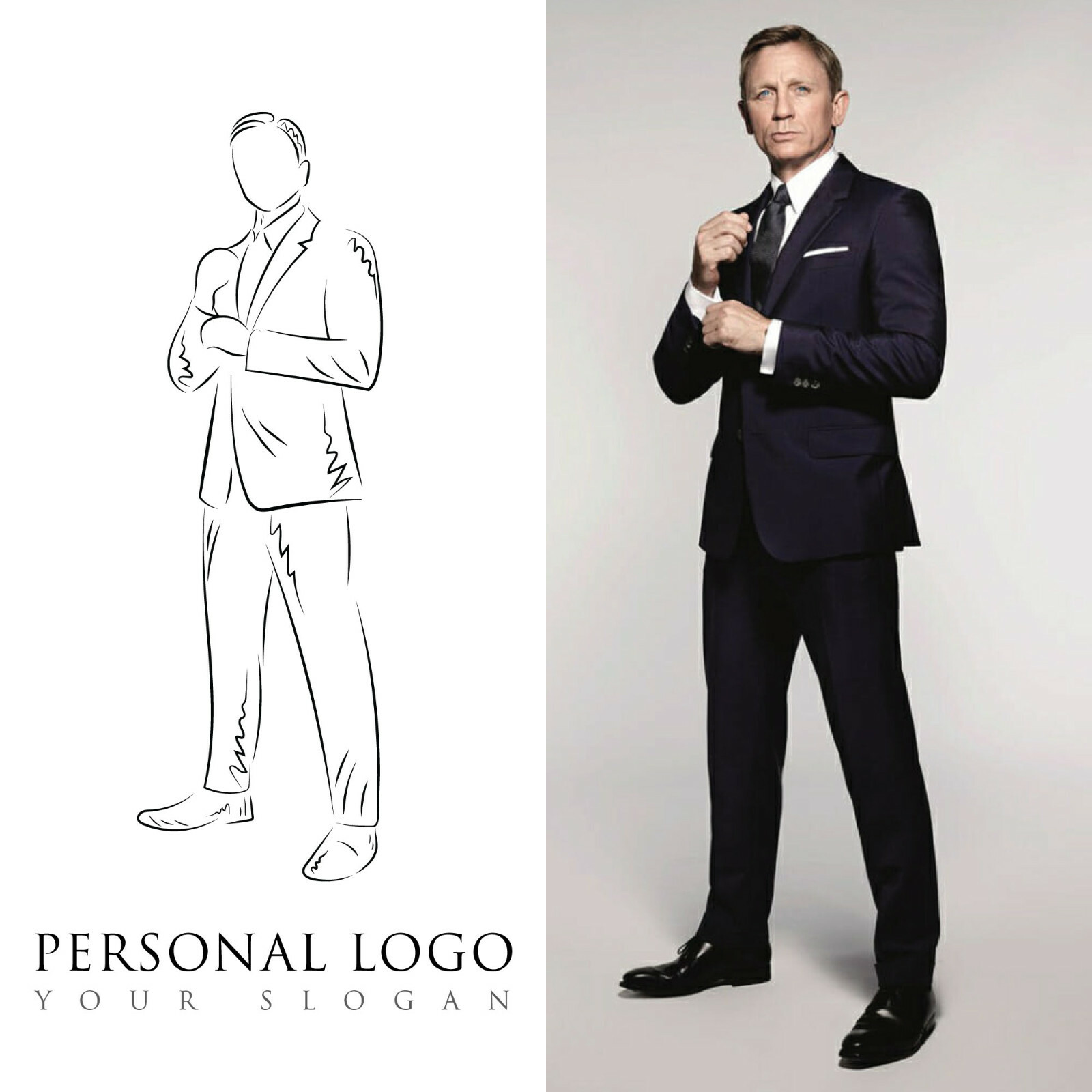 Personalized, Minimal Line Art Logo Design – SOURCE FILE – UNLIMITED REVISIONs