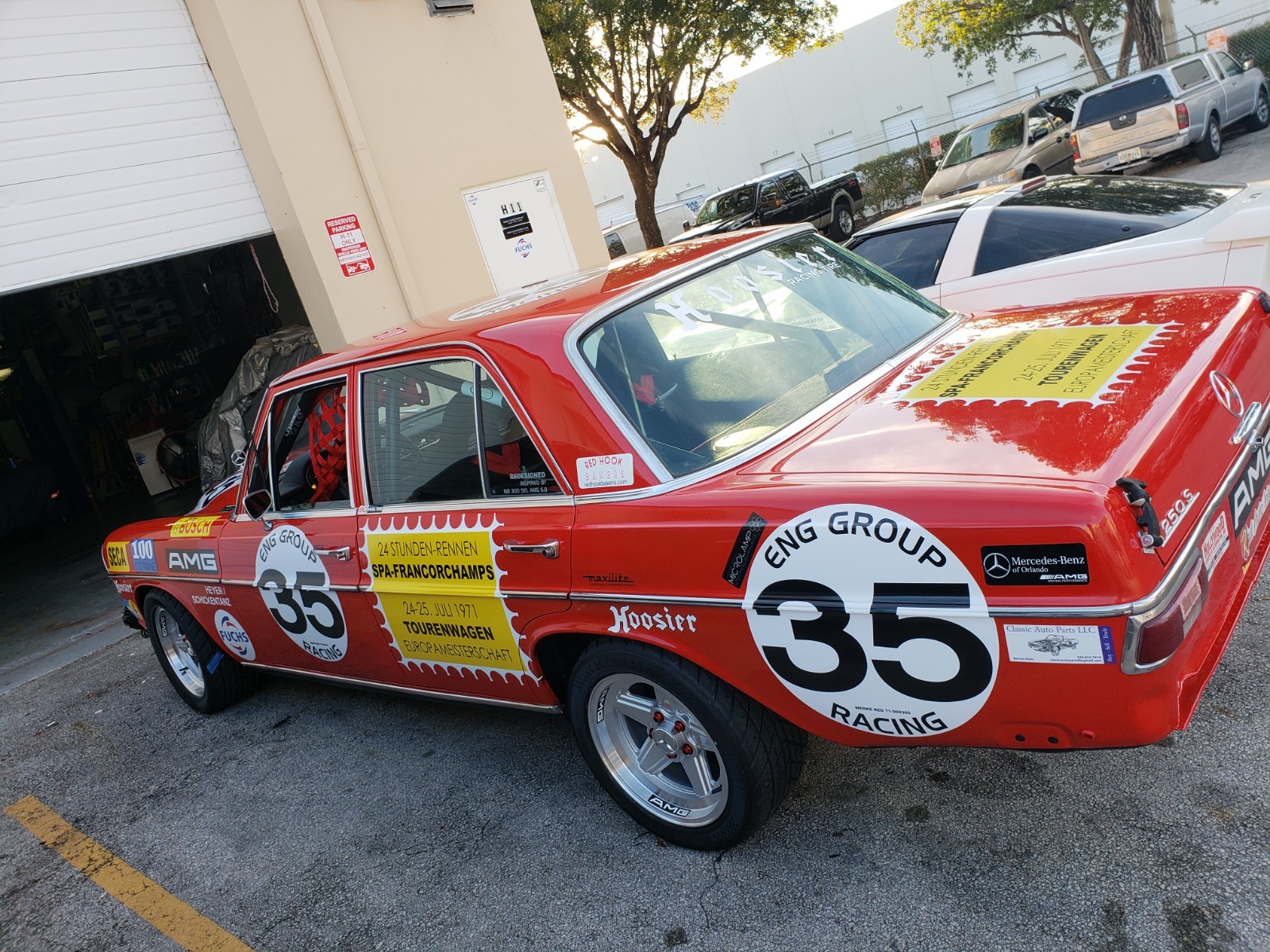 No.35 COMPLETE SET, INSPIRED BY 1969 MB 300SEL AMG @ SPA1971 (decals only)