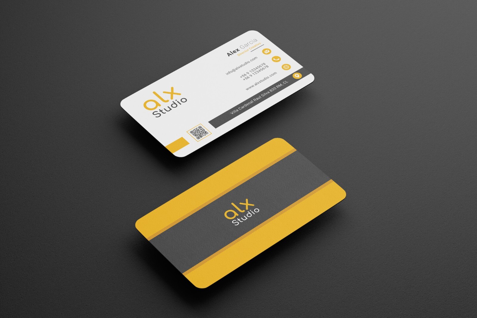 DIGITAL PRODUCT. Pack of 30 Clean, modern and professional business card design.