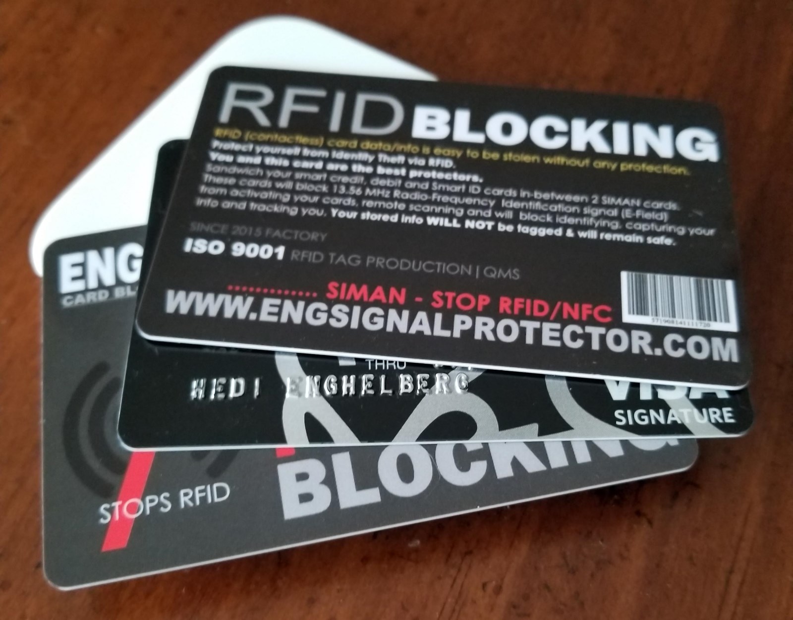 2X RFID SIGNAL BLOCKING & CREDIT CARD PROTECTOR | USA PRODUCER