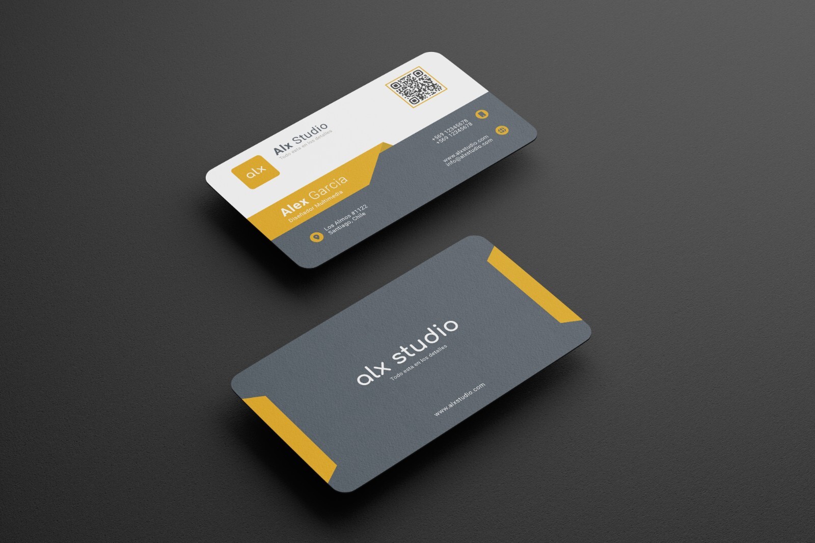 DIGITAL PRODUCT. Clean, modern and professional business card design