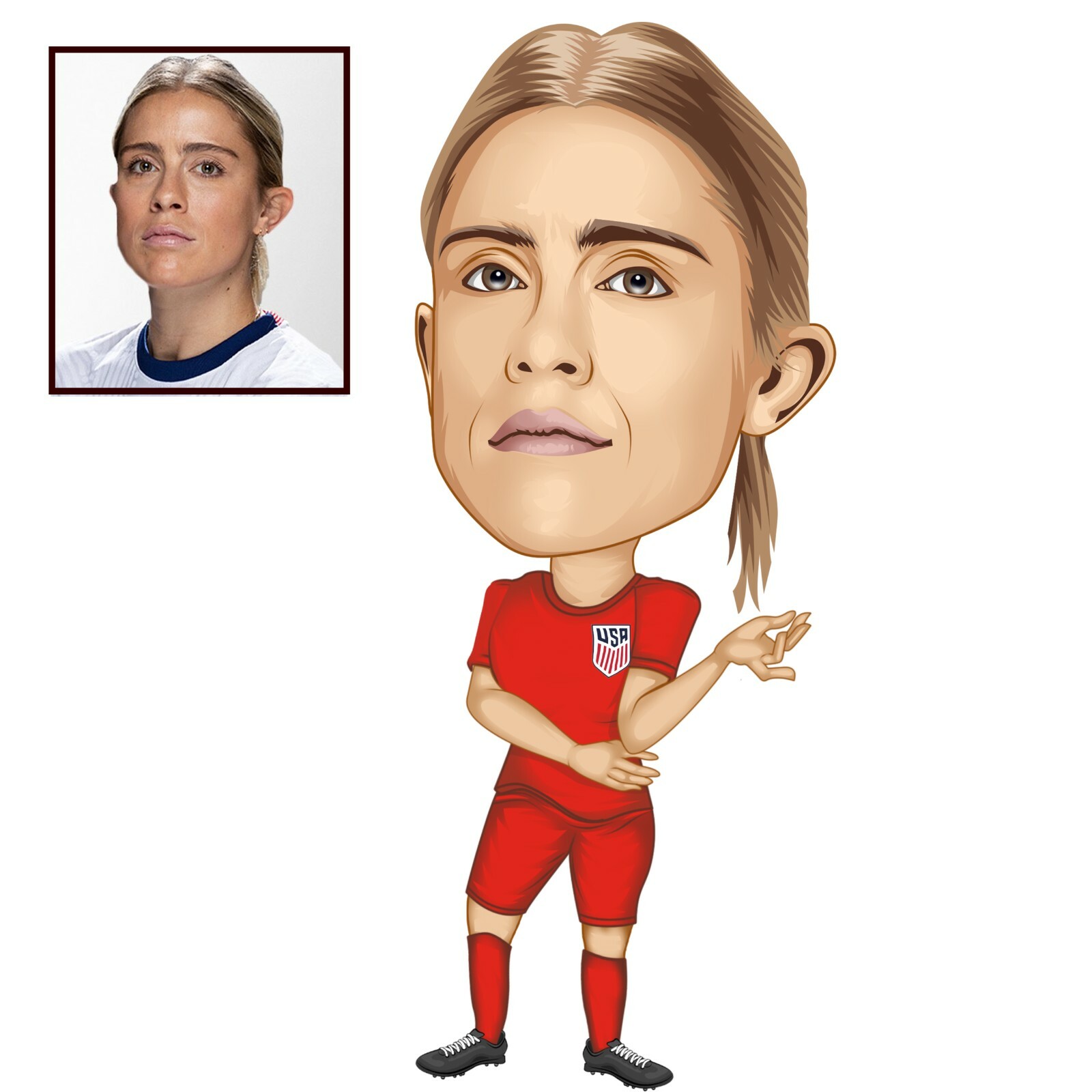 I will draw a custom cartoon portrait, cartoon caricature, avatar or logo for yo