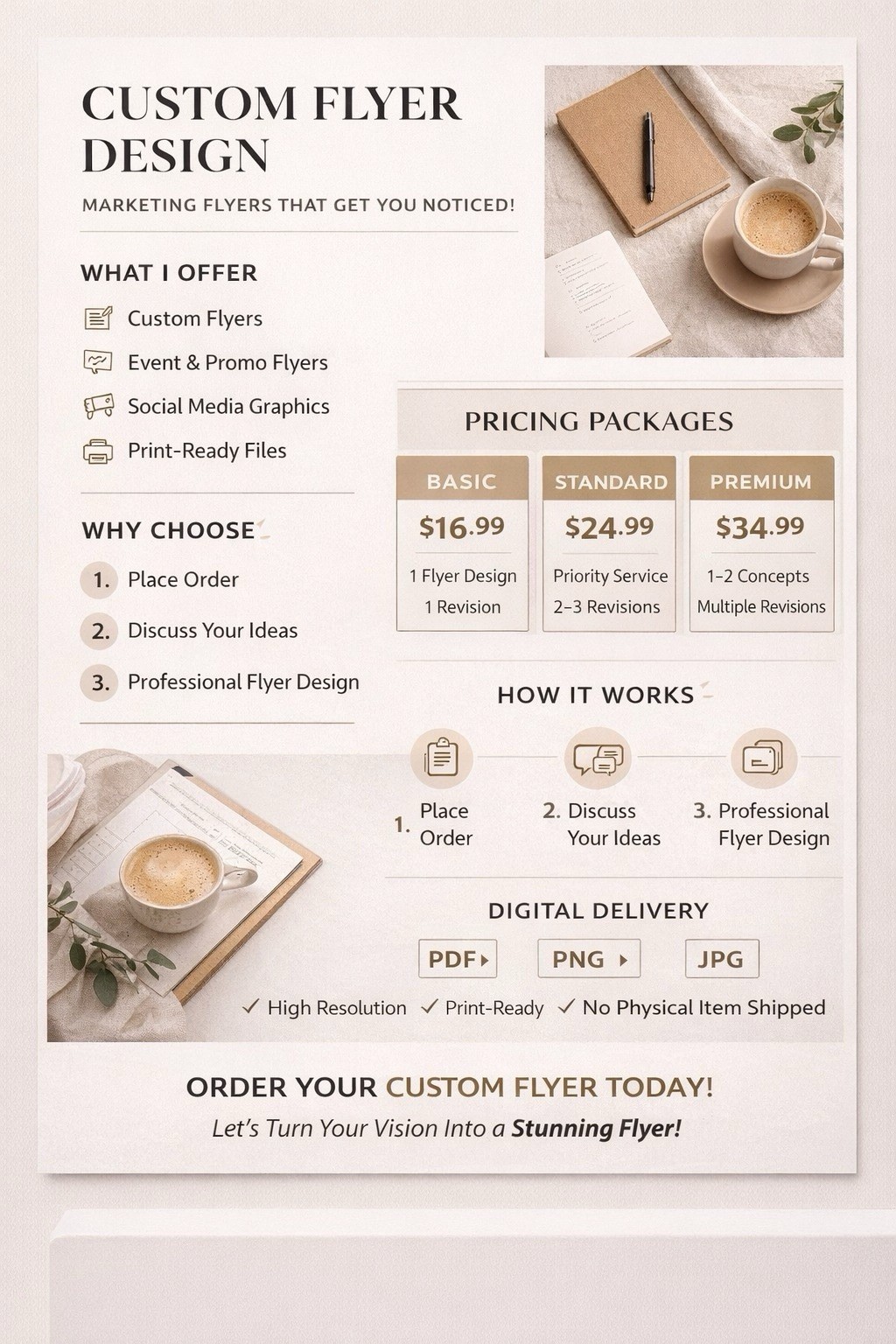 Custom Marketing Flyer Design – Digital Download – Professional & High-Impact