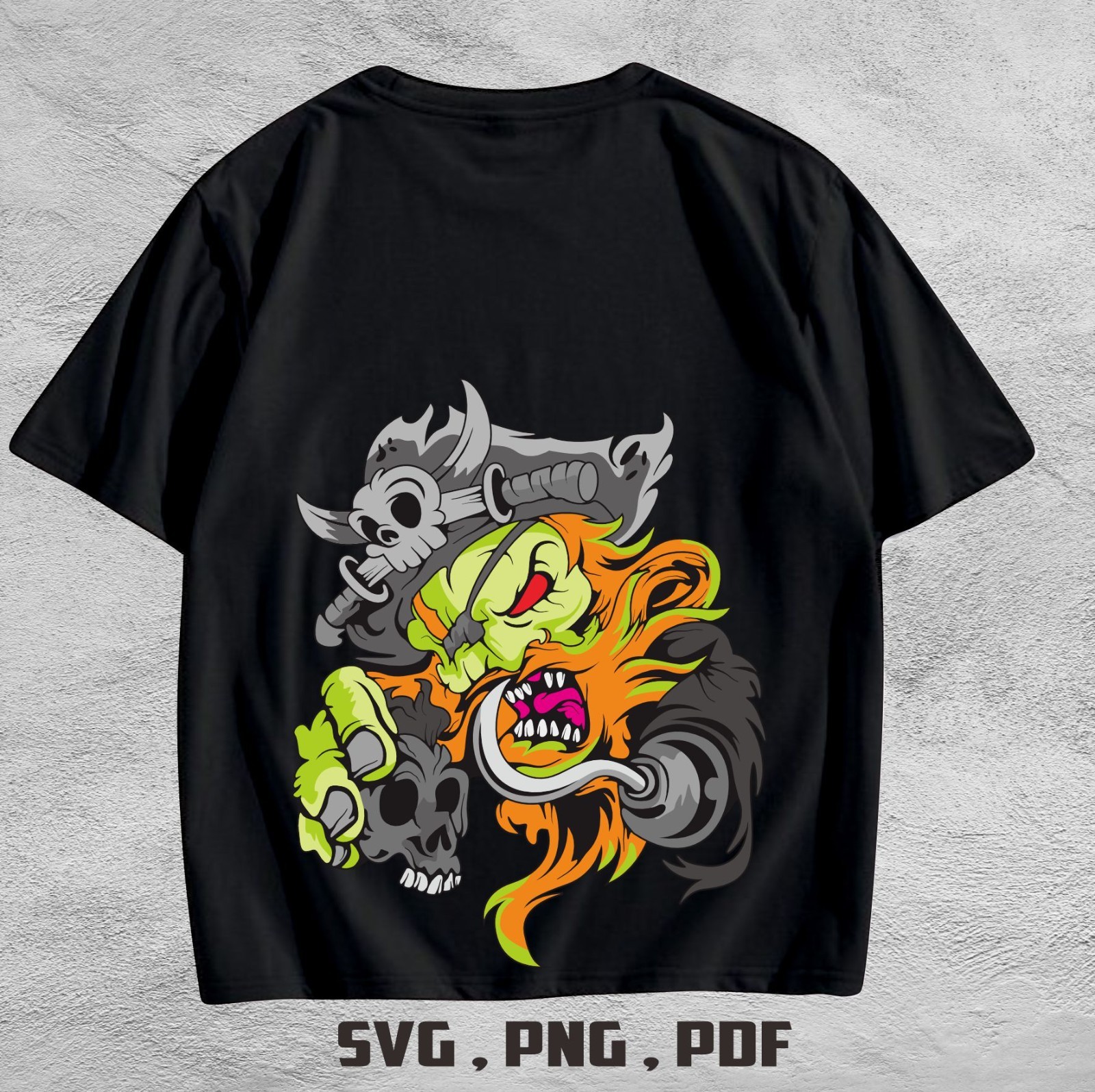 Pirate Cartoon Digital Design