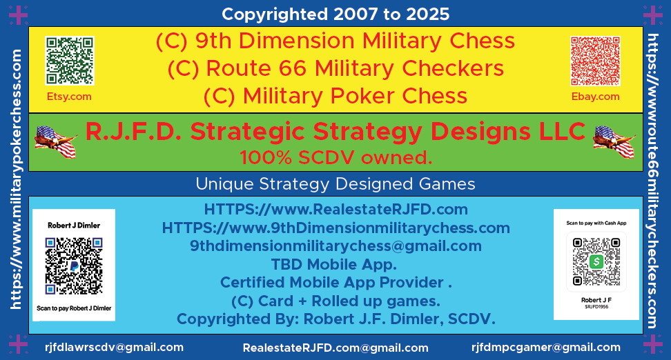 Digital Logo for 9th Dimension Military Chess (C) No Copyrights Included