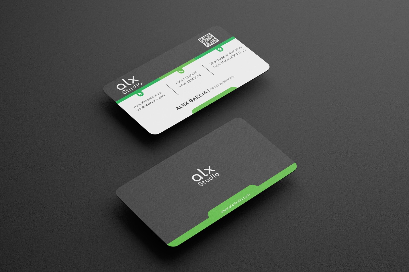 DIGITAL PRODUCT. Pack of 30 Clean, modern and professional business card design.