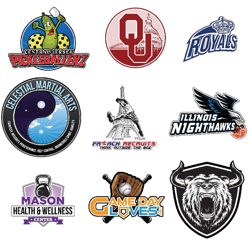 CUSTOM SPORTS LOGO DESIGN – PROFESSIONAL SERVICE! – FREE BUSINESS CARD!