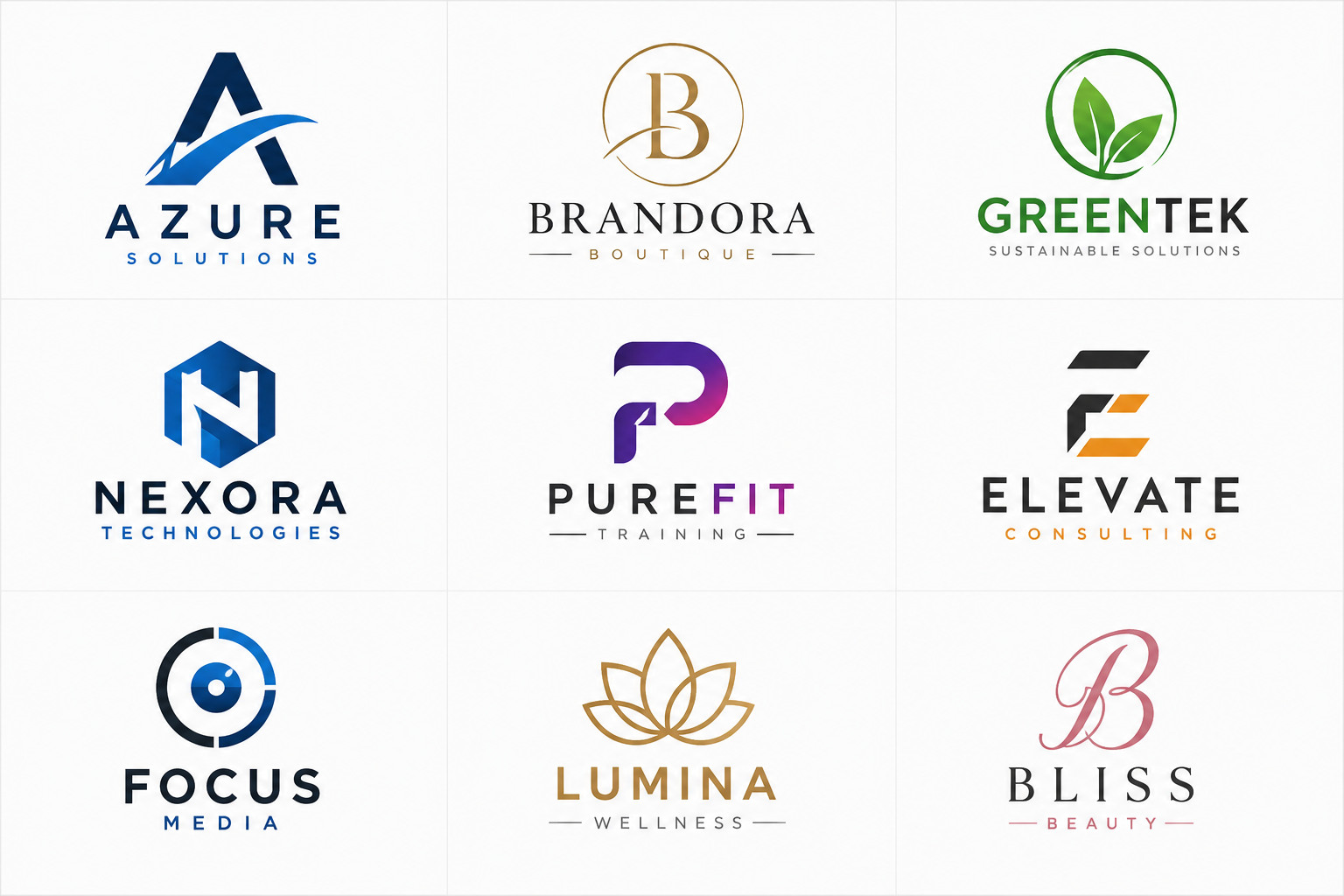Professional Custom Logo Design | Business, Brand, Company, Modern Logo