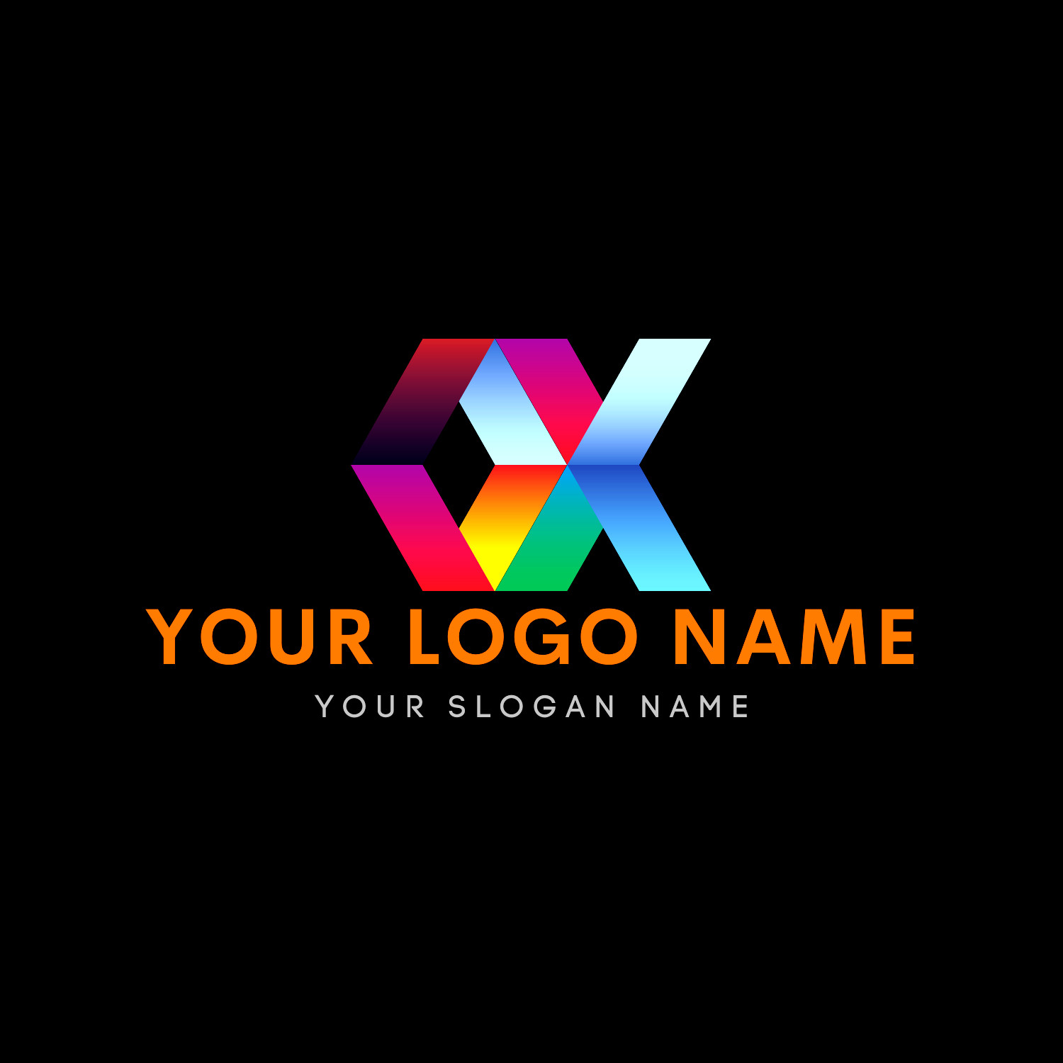 custom logo 3D LOGO redesigner minimalist unlimited professional logo design