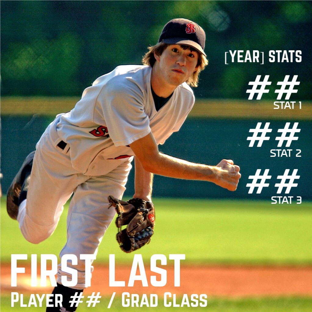 Custom Stats Sports Graphic