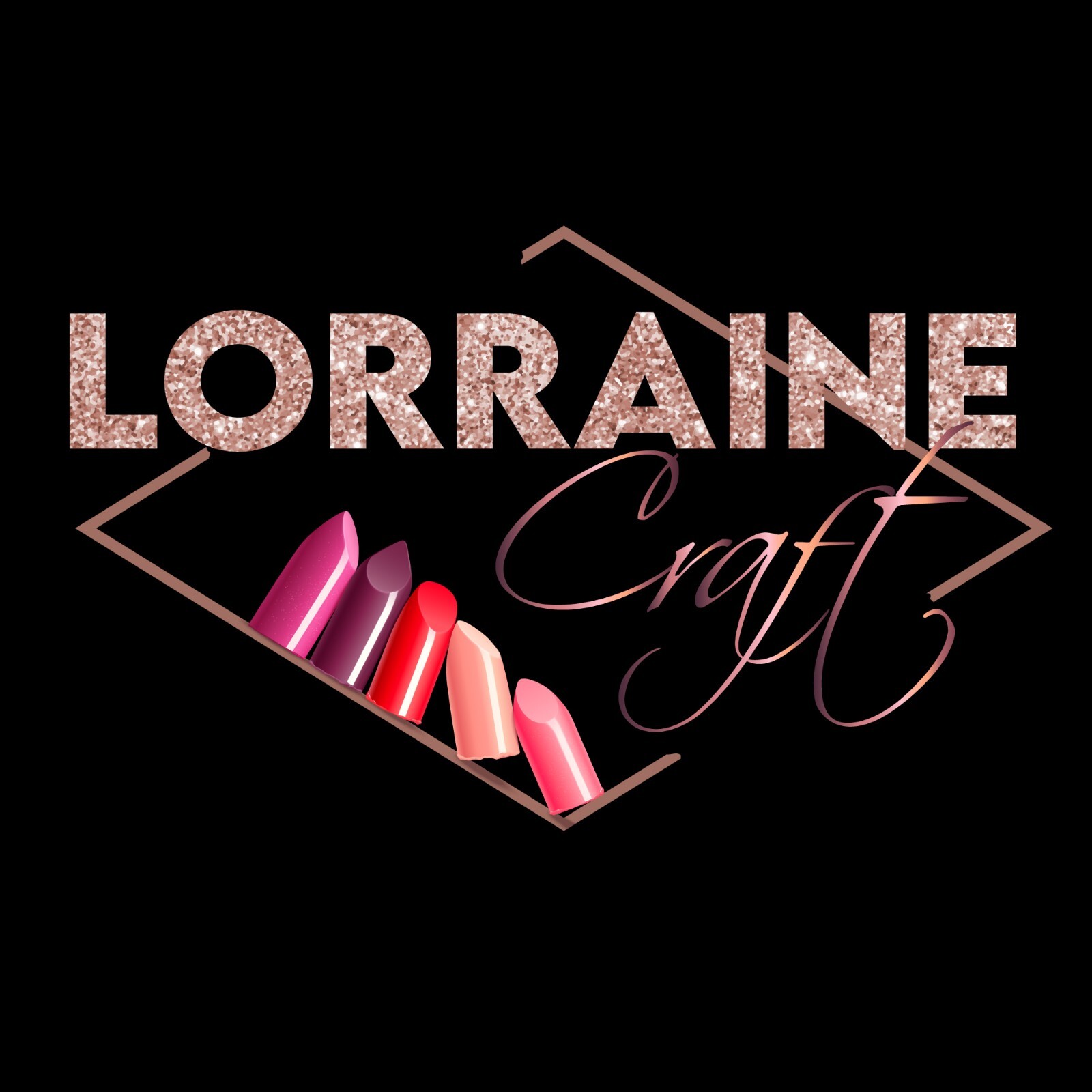 Luxury Glitter Custom Logo Design Unlimited Revisions Source Files