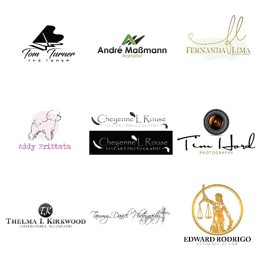 CUSTOM SIGNATURE LOGO DESIGN – PROFESSIONAL SERVICE! – FREE BUSINESS CARD!