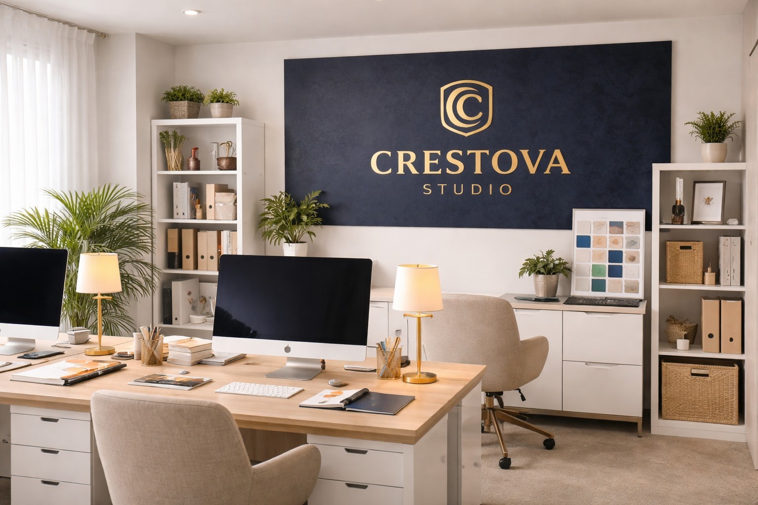 Crestova, Blue Ridge, Monarch Logo, Branding & Website Design, 3 Revisions