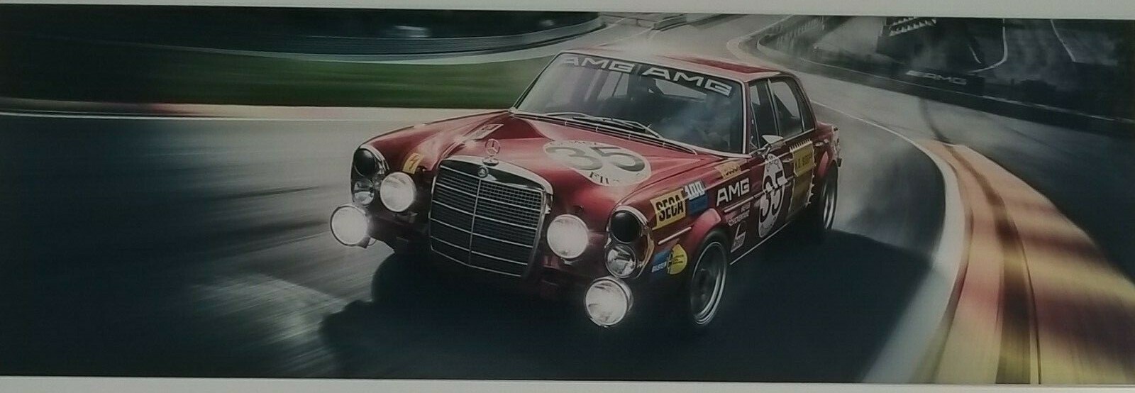 No.35 COMPLETE SET, INSPIRED BY 1969 MB 300 SEL AMG @ SPA1971 (Decals Only)