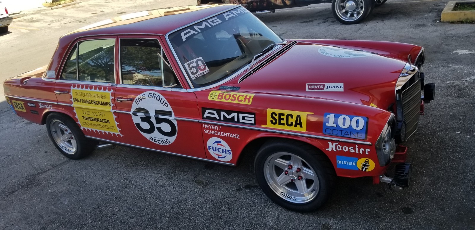 No.35 COMPLETE SET, INSPIRED BY 1969 MB 300SEL AMG @ SPA1971 (decals only)