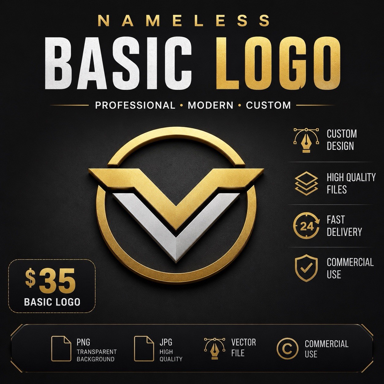 Modern Business Logo Design Custom Professional Branding