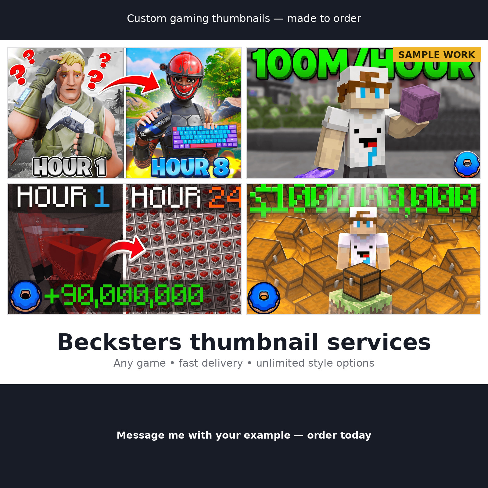 Professional Youtube Gaming Thumbnail