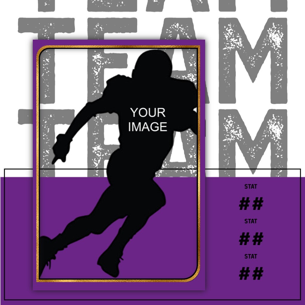 Custom Stats Sports Graphic