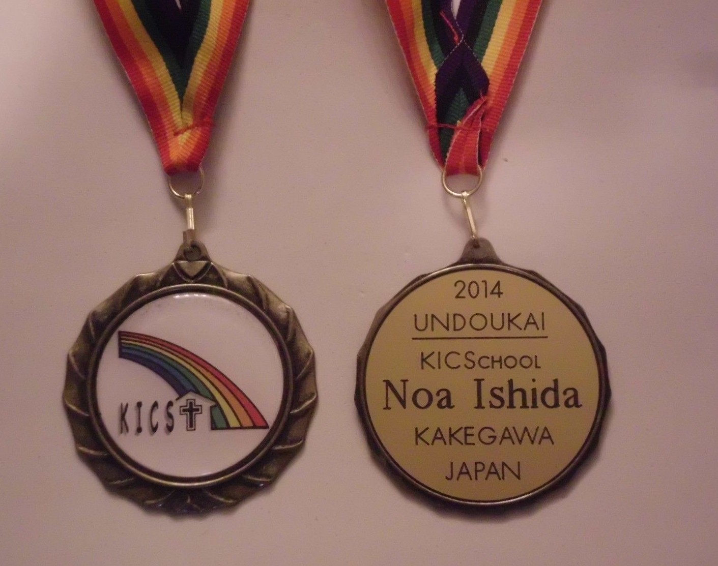 CUSTOM SCHOOL LOGO MEDAL LARGE MEDALLION TEAM AWARD FREE ENGRAVING FREE SHIPPING