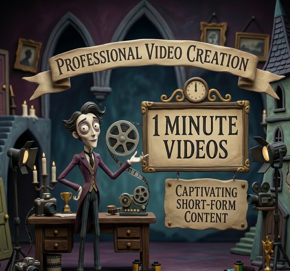 Custom brand AI-Generated videos – 1 Minute Long