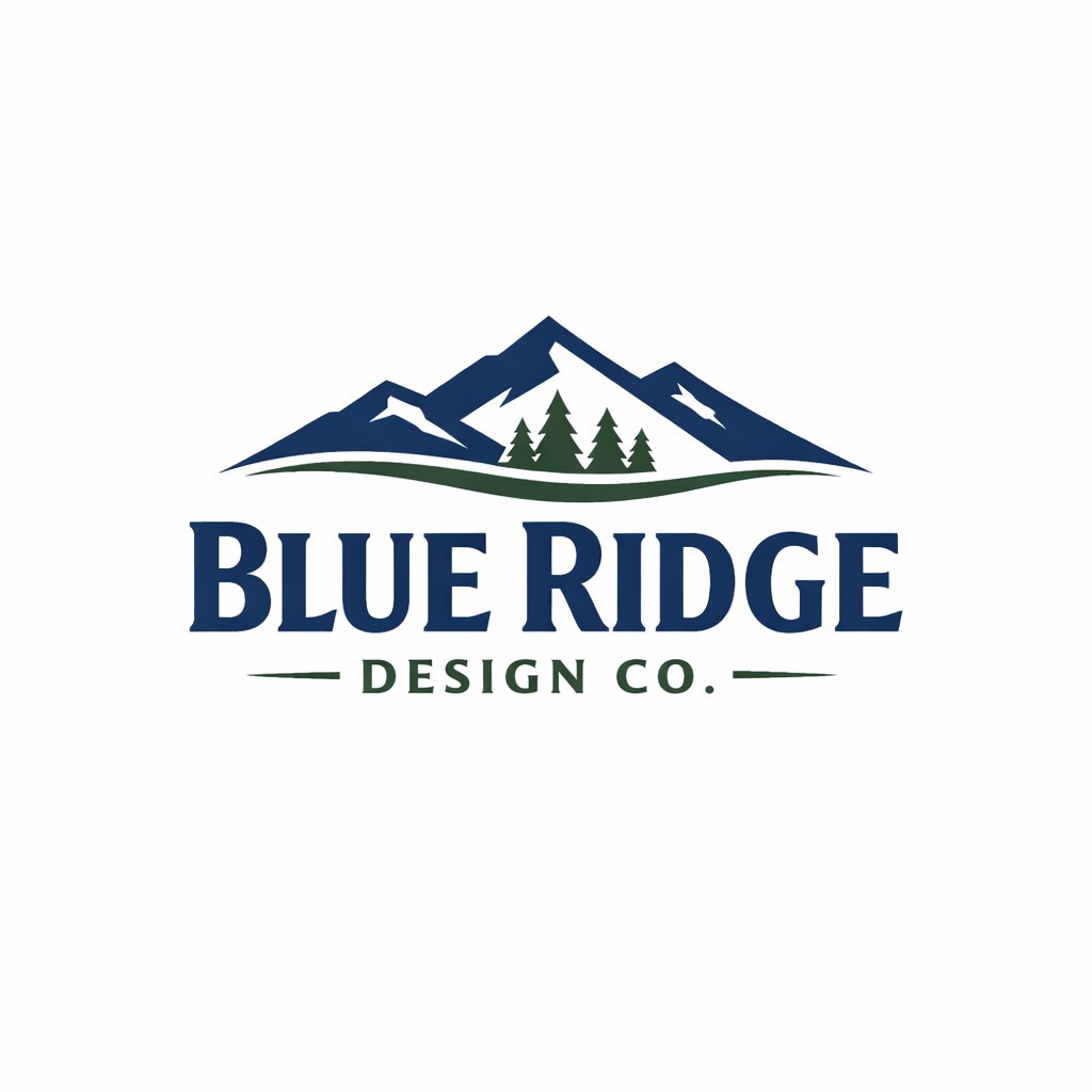 Blue Ridge Design Co. Professional Logo & Business Card Design, 3 Revisions
