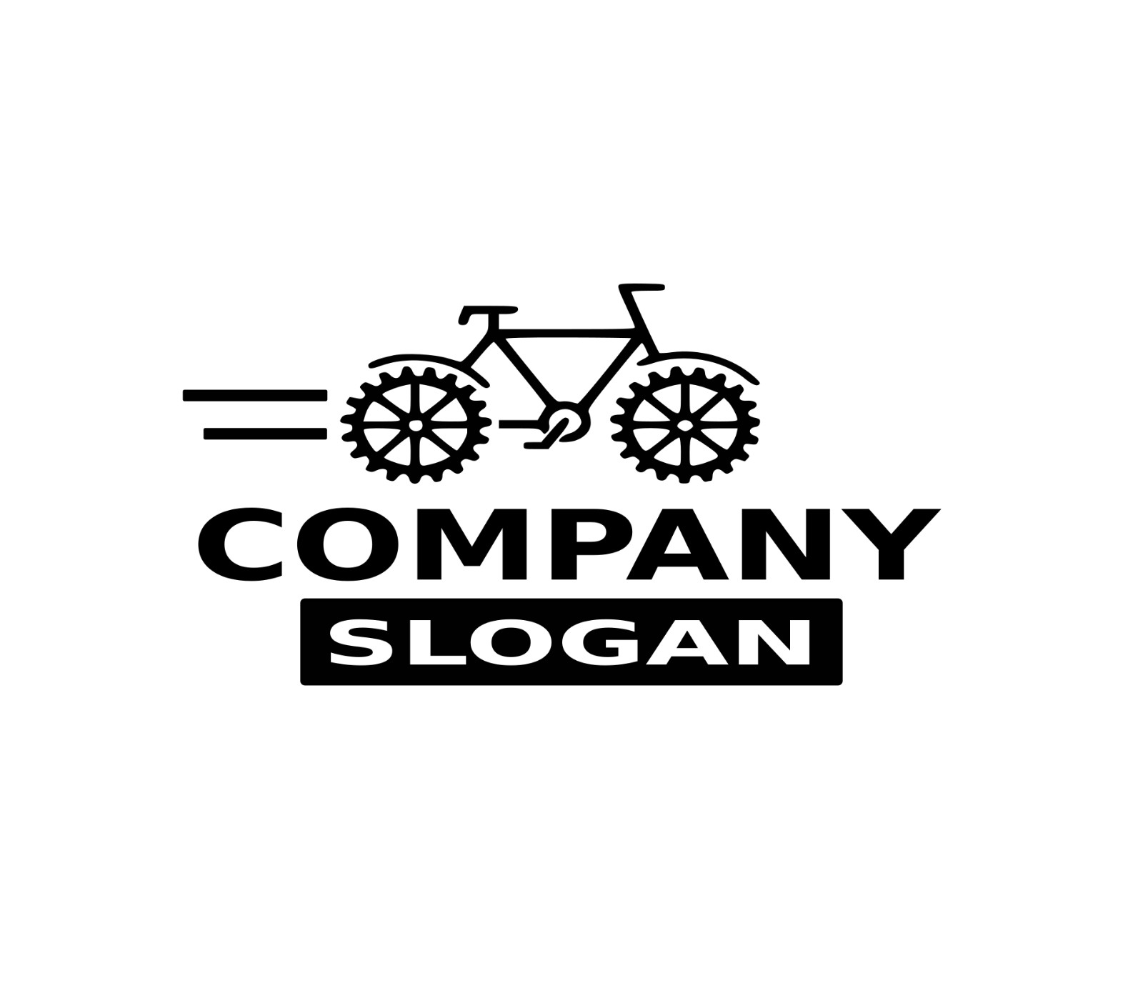 Premade Custom Business Logo Template Design for a Bike Store Bicycle Shop