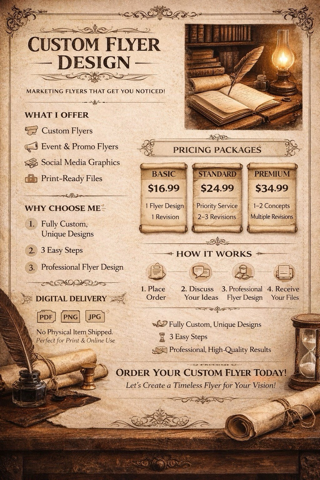 Custom Marketing Flyer Design – Digital Download – Professional & High-Impact
