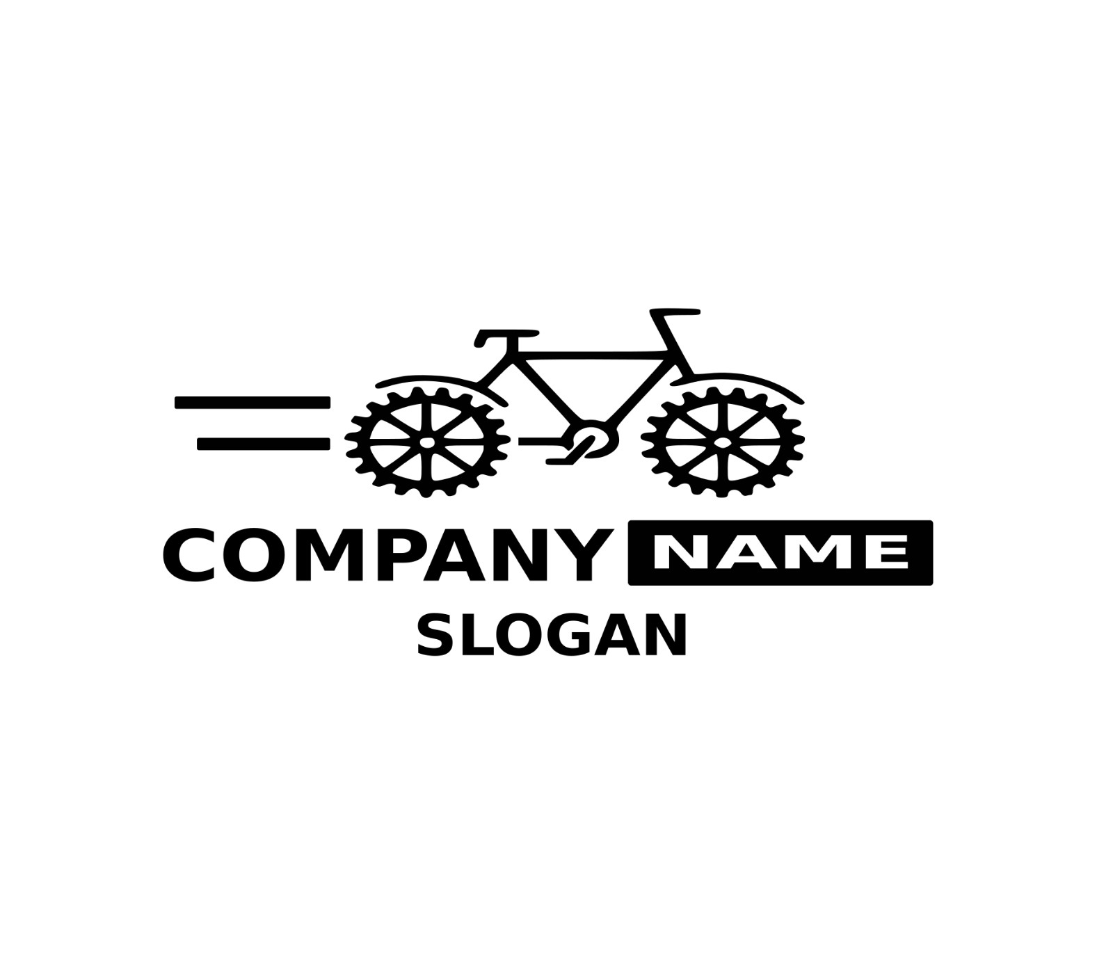 Premade Custom Business Logo Template Design for a Bike Store Bicycle Shop