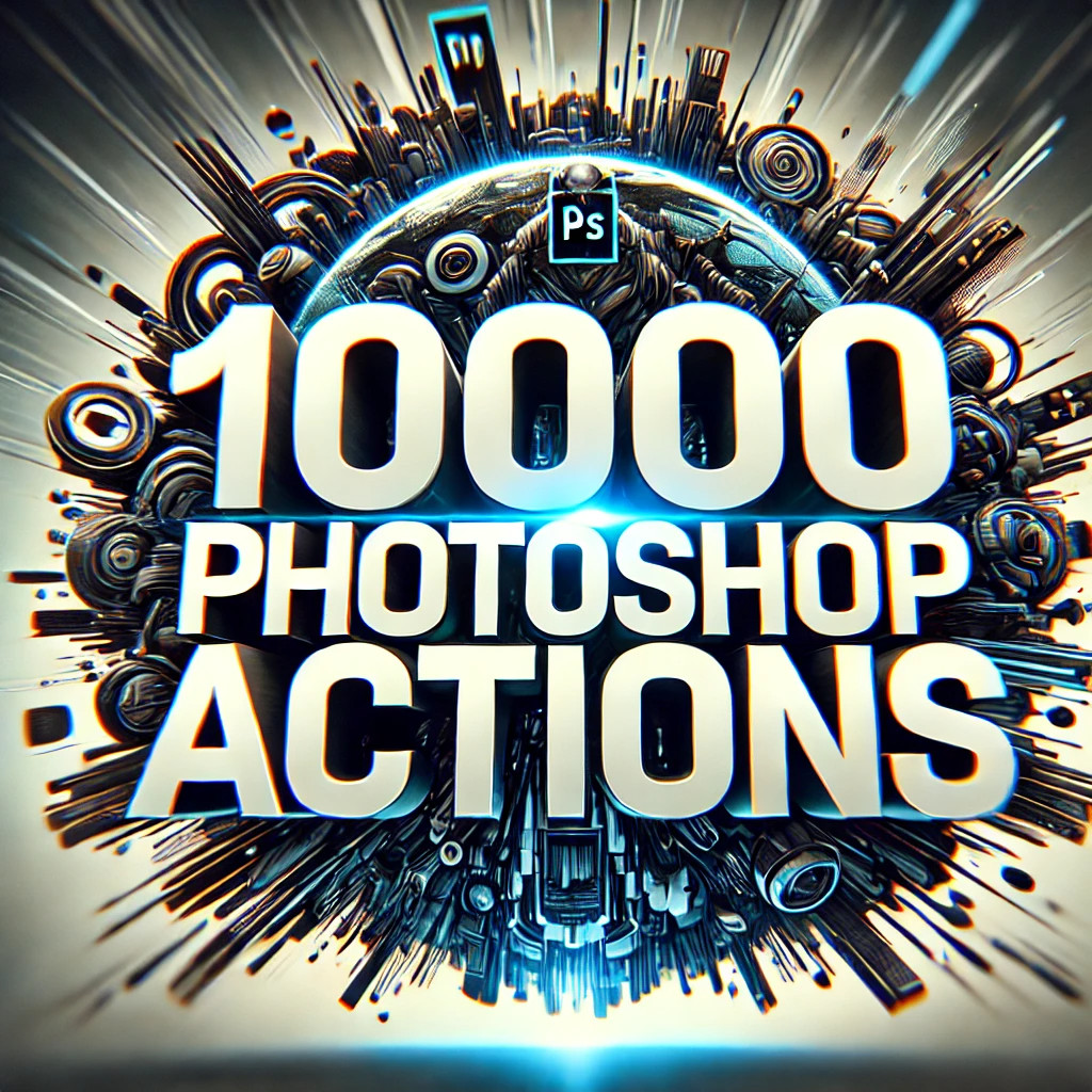 10.000+ Photoshop Actions Pack | Professional Photo Editing Presets