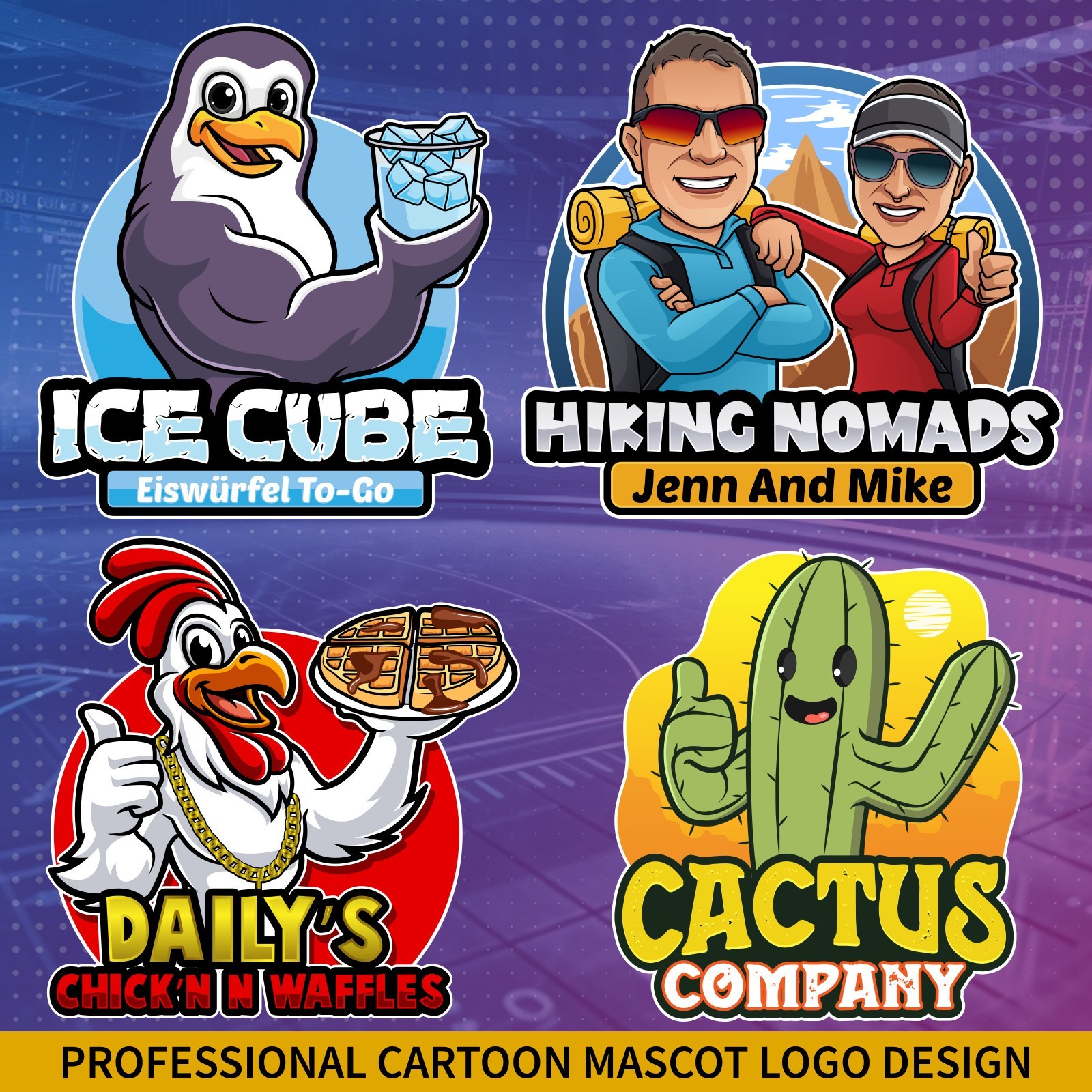 PROFESSIONAL CUSTOM LOGO DESIGN | CARTOON LOGO | MASCOT LOGO | BUSINESS LOGO