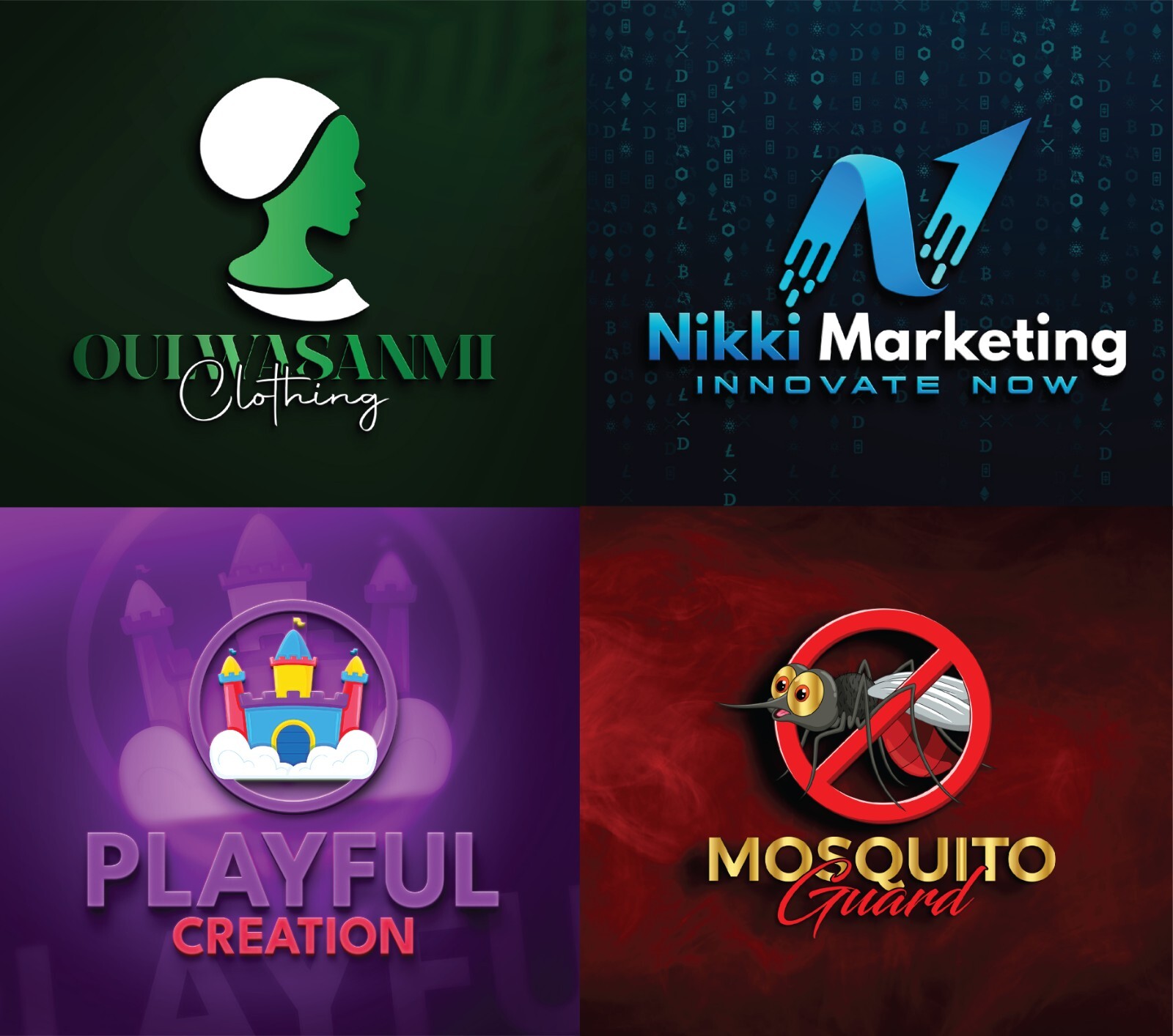 CUSTOM MODERN LOGO DESIGN FOR BUSINESS | Professional Business Logos |Logo maker