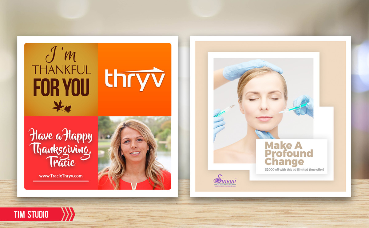 PROFESSIONAL INSTAGRAM AD / POST DESIGN – UNLIMITED REVISIONS