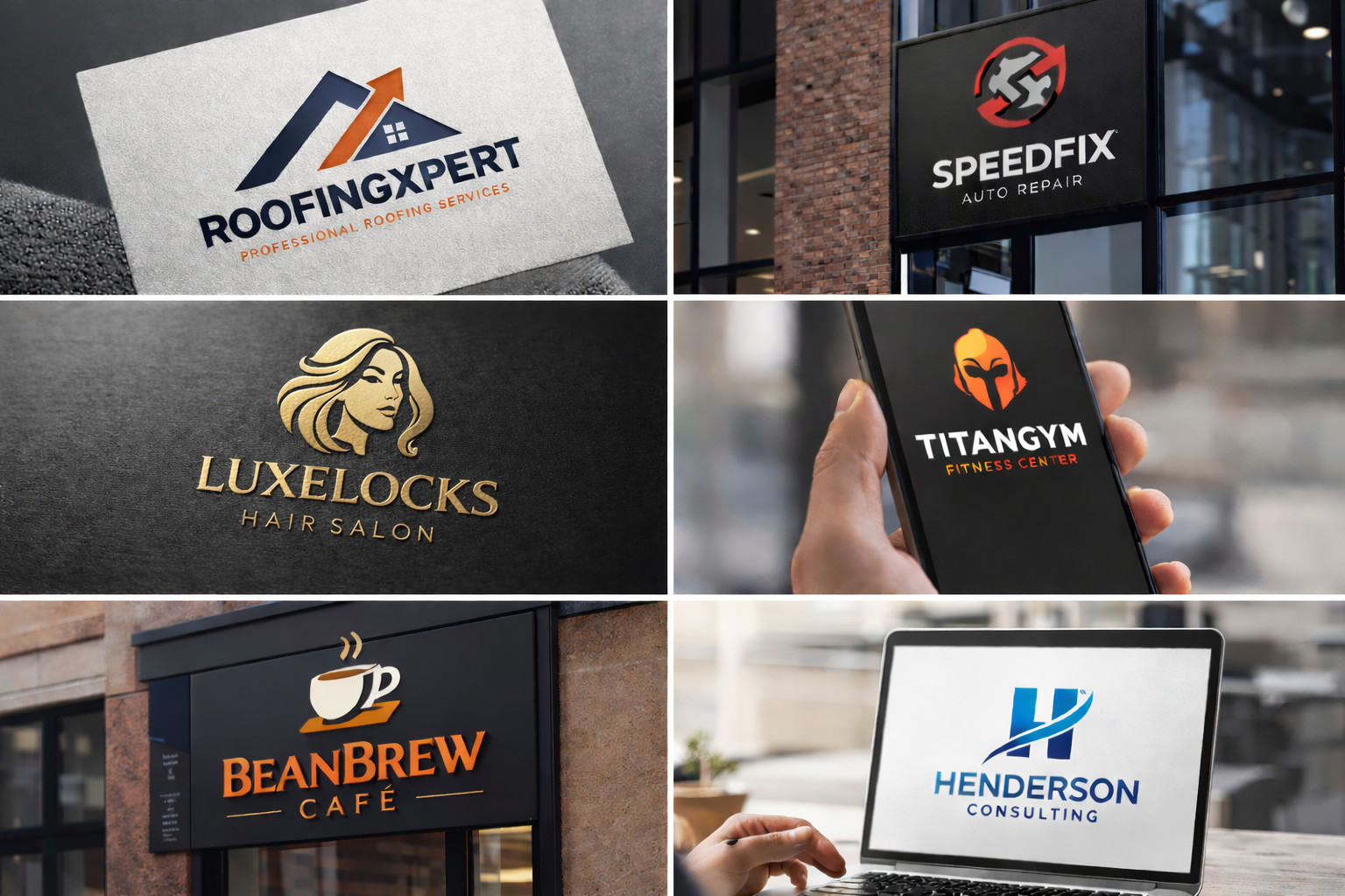 Custom Logo Design for Business | 3 Concepts + Brand Kit Modern Minimalist Logo
