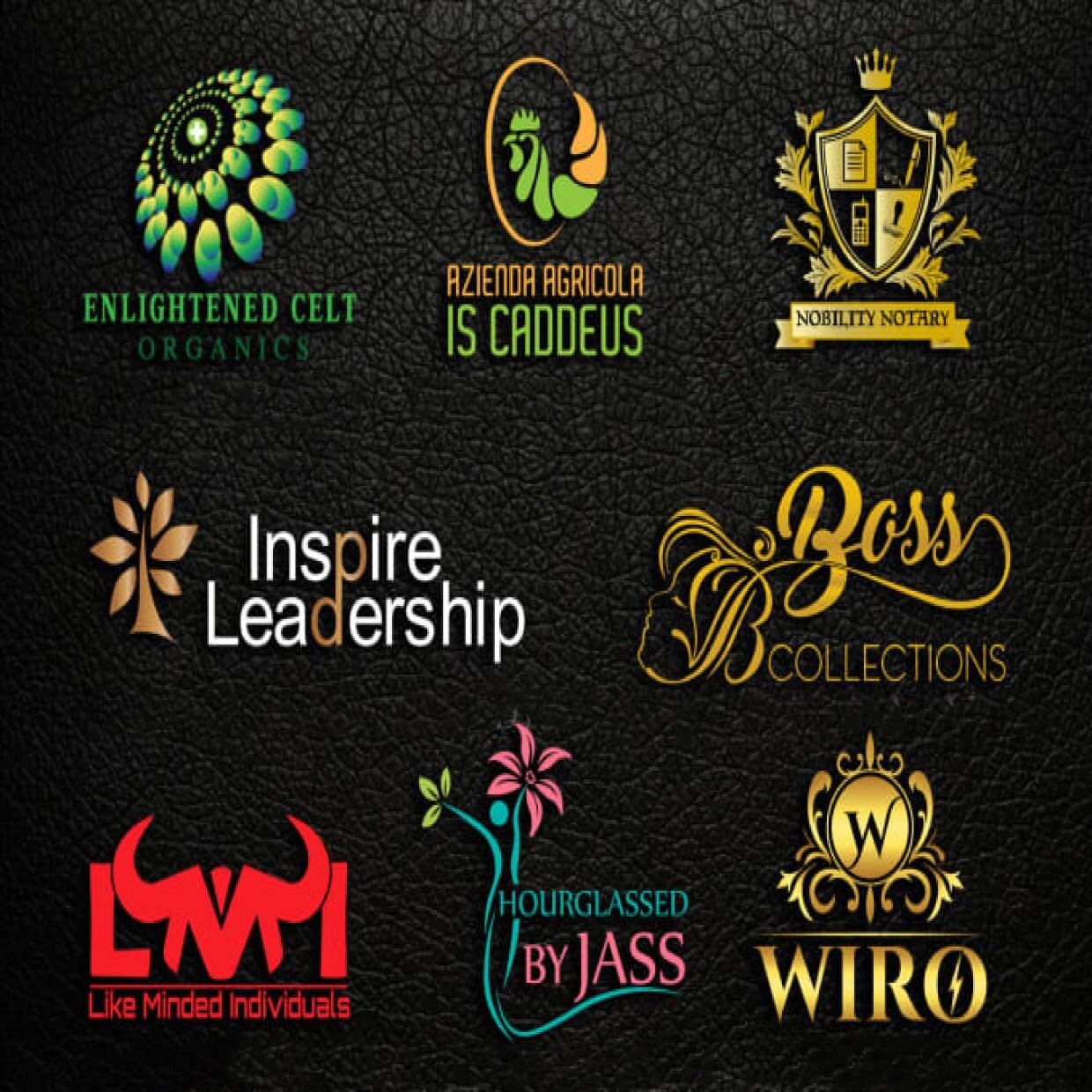 Professional Custom LOGO design,100% unlimited revision + free source file