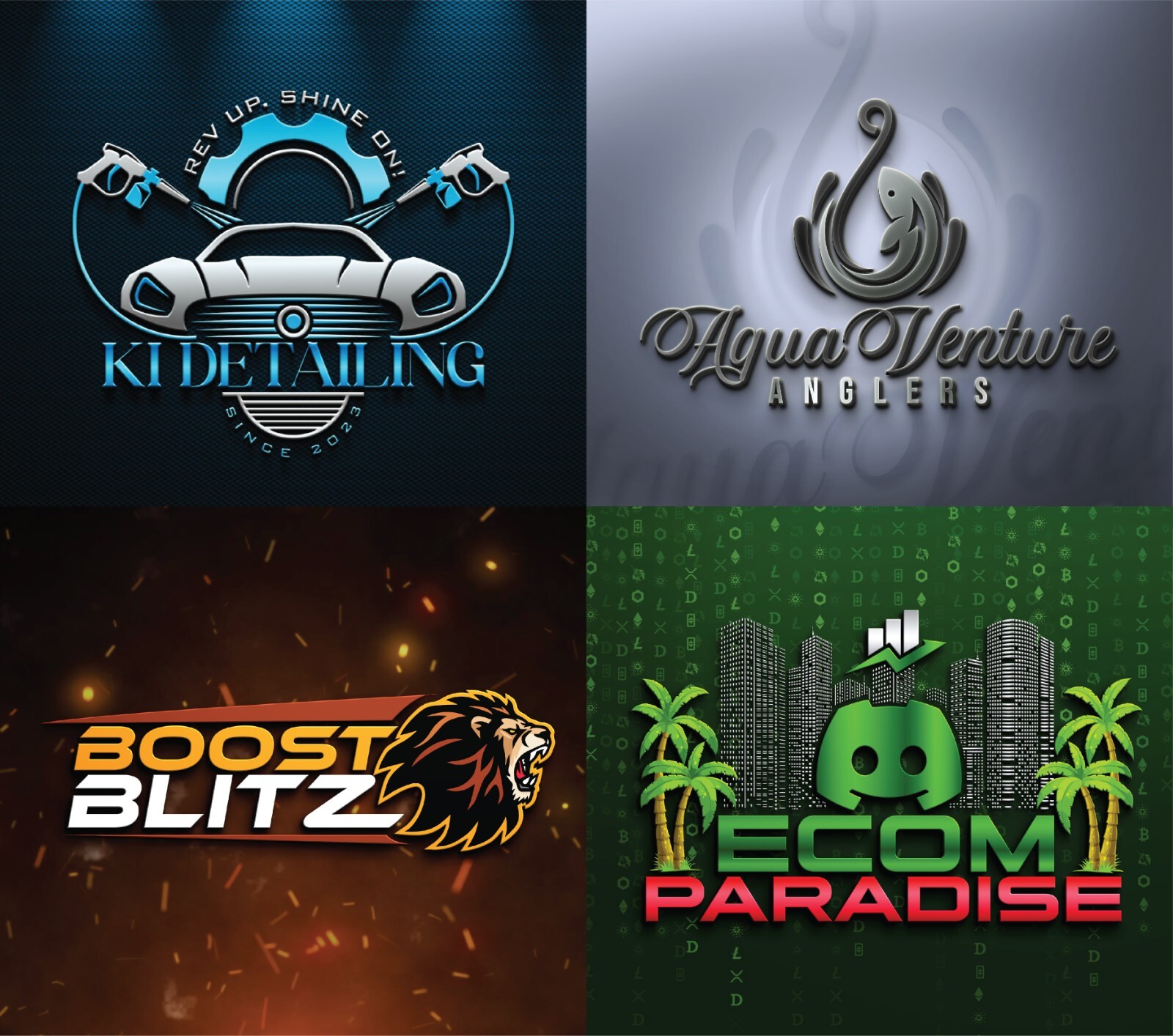 CUSTOM MODERN LOGO DESIGN FOR BUSINESS | Professional Business Logos |Logo maker