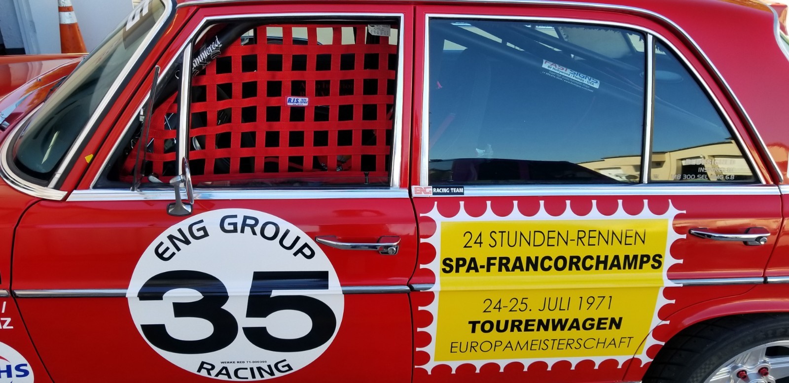 No.35 COMPLETE SET, INSPIRED BY 1969 MB 300SEL AMG @ SPA1971 (decals only)